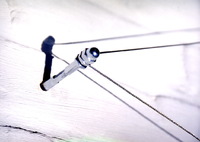 Espalier modulable avec un c�ble en acier galvanis� pour toutes plantes grimpantes