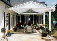 Voiles d'ombrage pour Pergola en forme de toit
