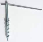 Partie inf�rieure de la tige � visser en terre