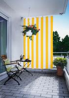 voile solaire verticale pour balcon