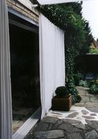 Voile solaire verticale mont�e sur Kit c�ble avec �querres