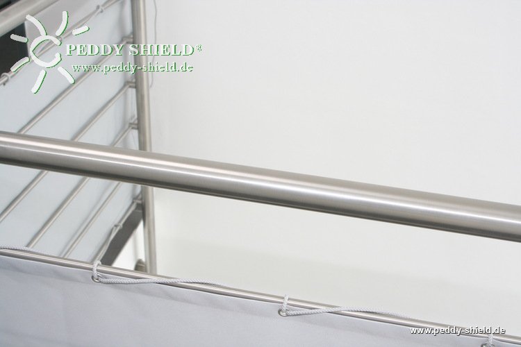 Brise vue pour balcon gris clair