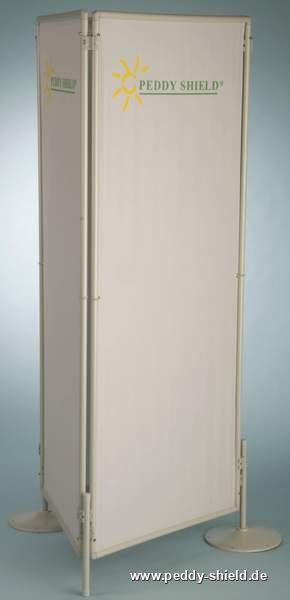 Il�t publicitaire avec paravent