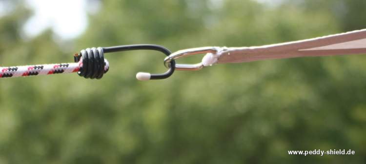 Accroche sandow avec voile ombrage