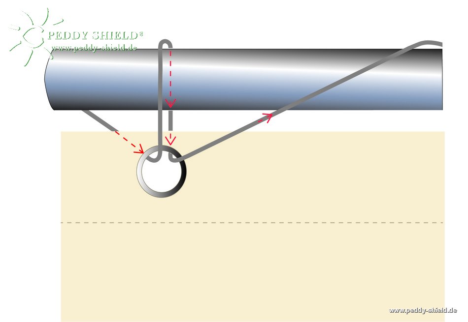 Brise vue balcon 75 x 300 cm couleur sisal. Brise vent balcon et terrasse