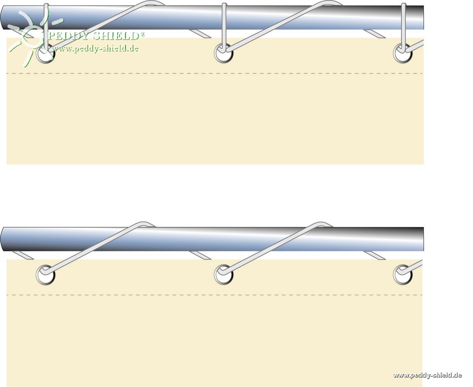 Brise vue pour balcon - 65 x 300 cm couleur sisal