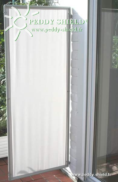 Paravent 1 panneau, id�al comme s�paration de bureau en coloris gris clair