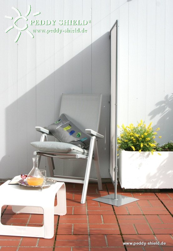 Paravent 1 panneau, id�al comme s�paration de bureau en coloris gris clair