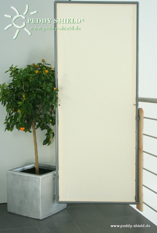 Paravent 1 Panneau pliable - Protection de la vie priv�e - Couleur ivoire